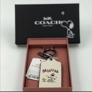 •{FOUND}•Snoopy/Woodstock coach hangtag Chalk